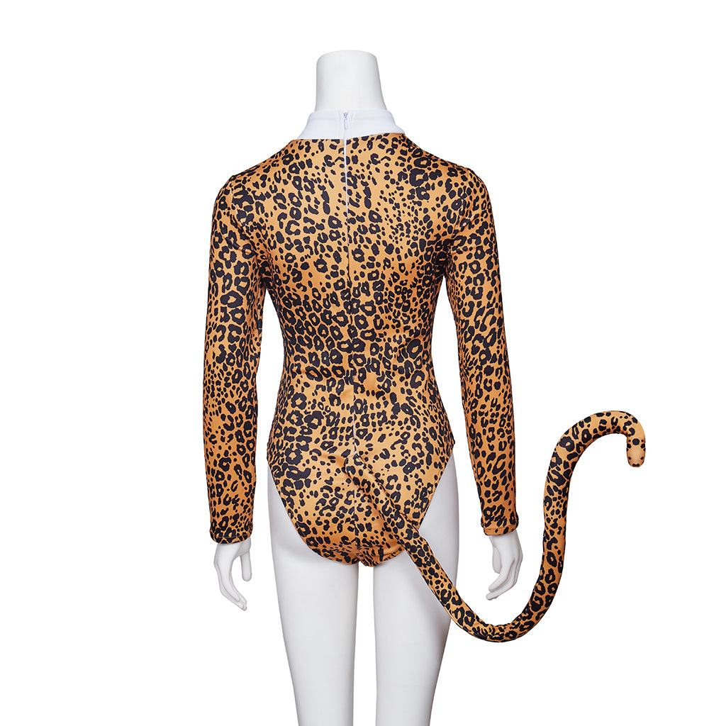 Halloweez Josie and the Pussycats Leopard Print Bodysuit | Cosplay Jumpsuit - Halloweez
