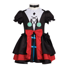 Eggy Party Stella the Mute & Aba the Ghost Clown Cosplay Costume Dress Full Set - Halloweez