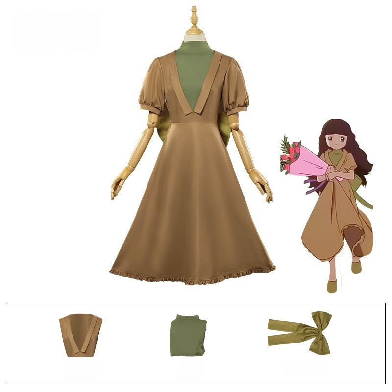 Halloween Cosplay Costume Cardcaptor Sakura Tomoyo Daidouji Anime Outfit - Halloweez