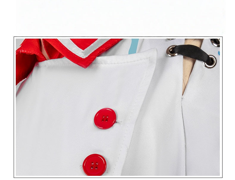 Eggy Party Cosplay Costume Nurse Hearth Anime Outfit for Women and Kids - Halloweez