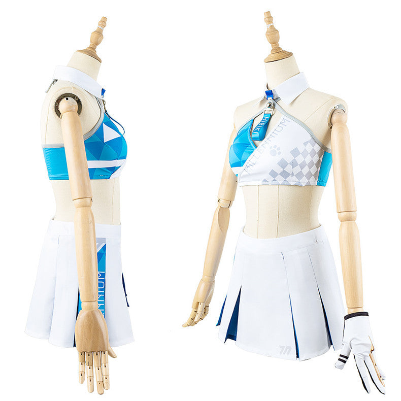 Blue Archive Nekozuka Hibiki Anime Costume Set - 2D Anniversary Cosplay Outfit - Halloweez