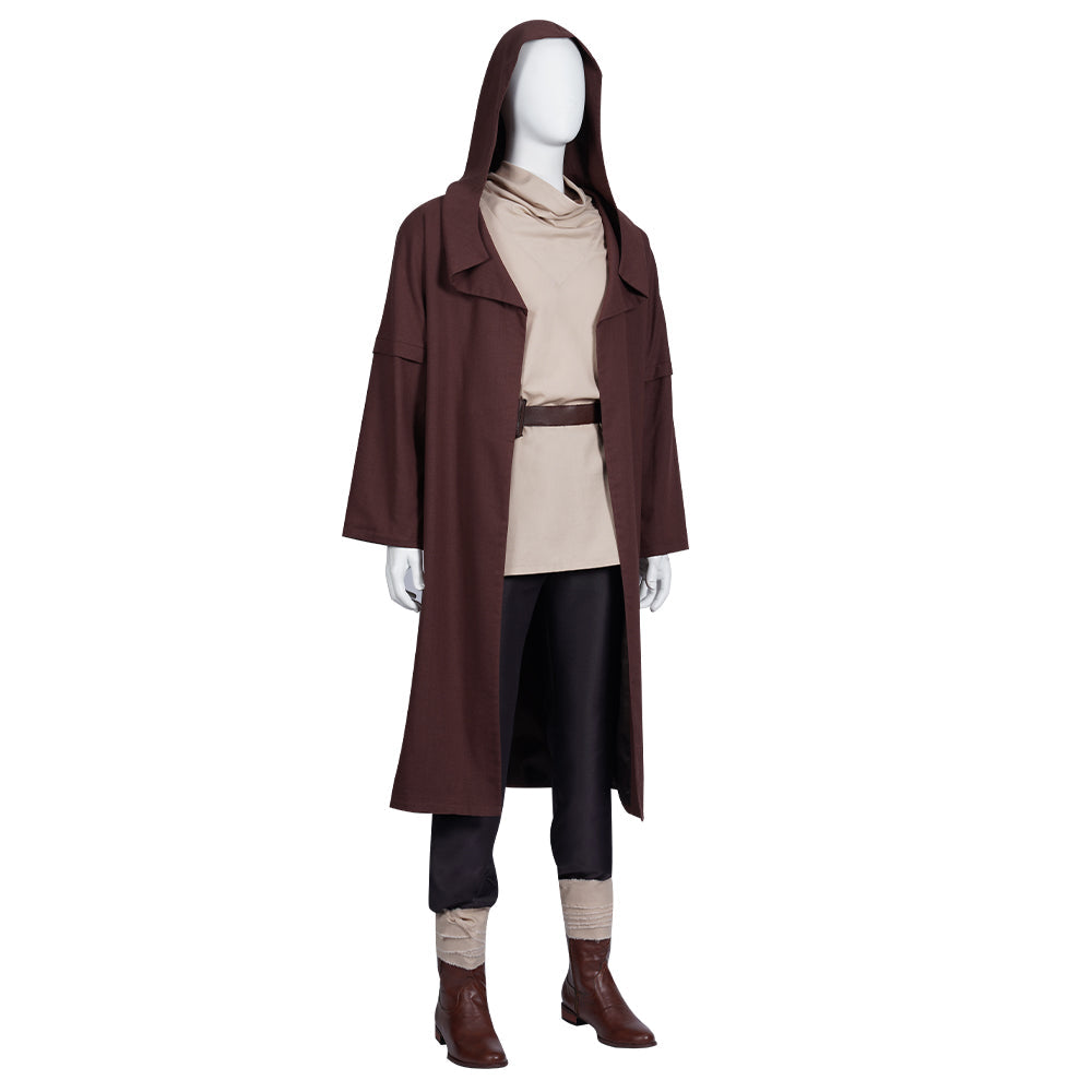 Halloweez Obi-Wan Kenobi 2022 Cosplay Costume Set for Men - Authentic Star Wars Jedi Outfit