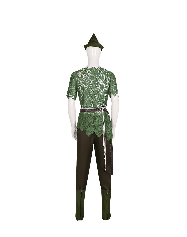 Peter Pan Cosplay Costume - Authentic Peter Pan Outfit for Halloween and Stage Performances - Halloweez