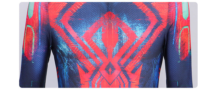 Spider-Man 2099 Cosplay Suit - Across the Universe Jumpsuit Full Set for Halloween - Halloweez