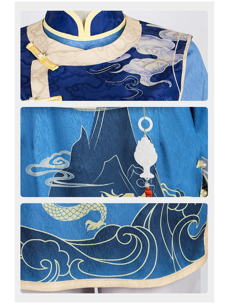 Identity V Cosplay Costume Painter Golden Skin Rare Fashion Eternal Life Game Character Role-Playing Outfit - Halloweez