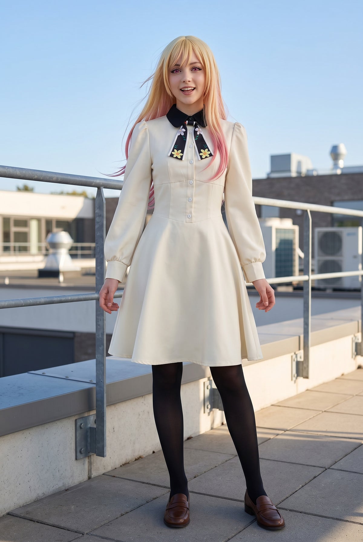 Koi to Dangan Shita Ryou Kuzu Shiro Cosaki Mei Cosplay Costume - Halloweez