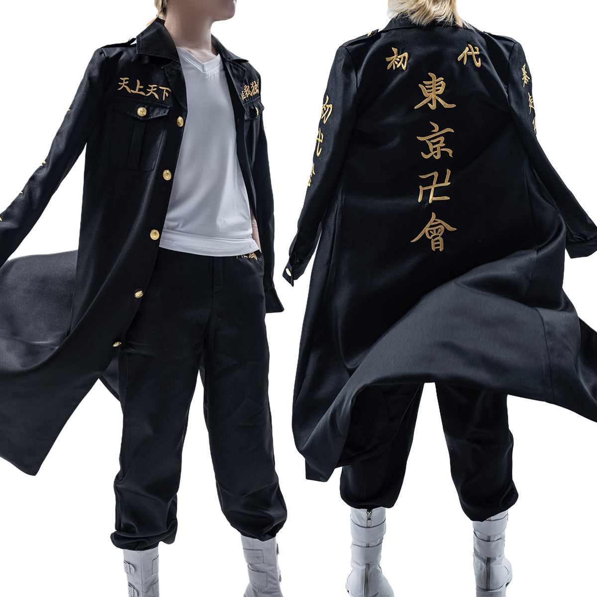 Official Manjiro Sano Mikey Tokyo Revengers Cosplay Costume Outfit Set