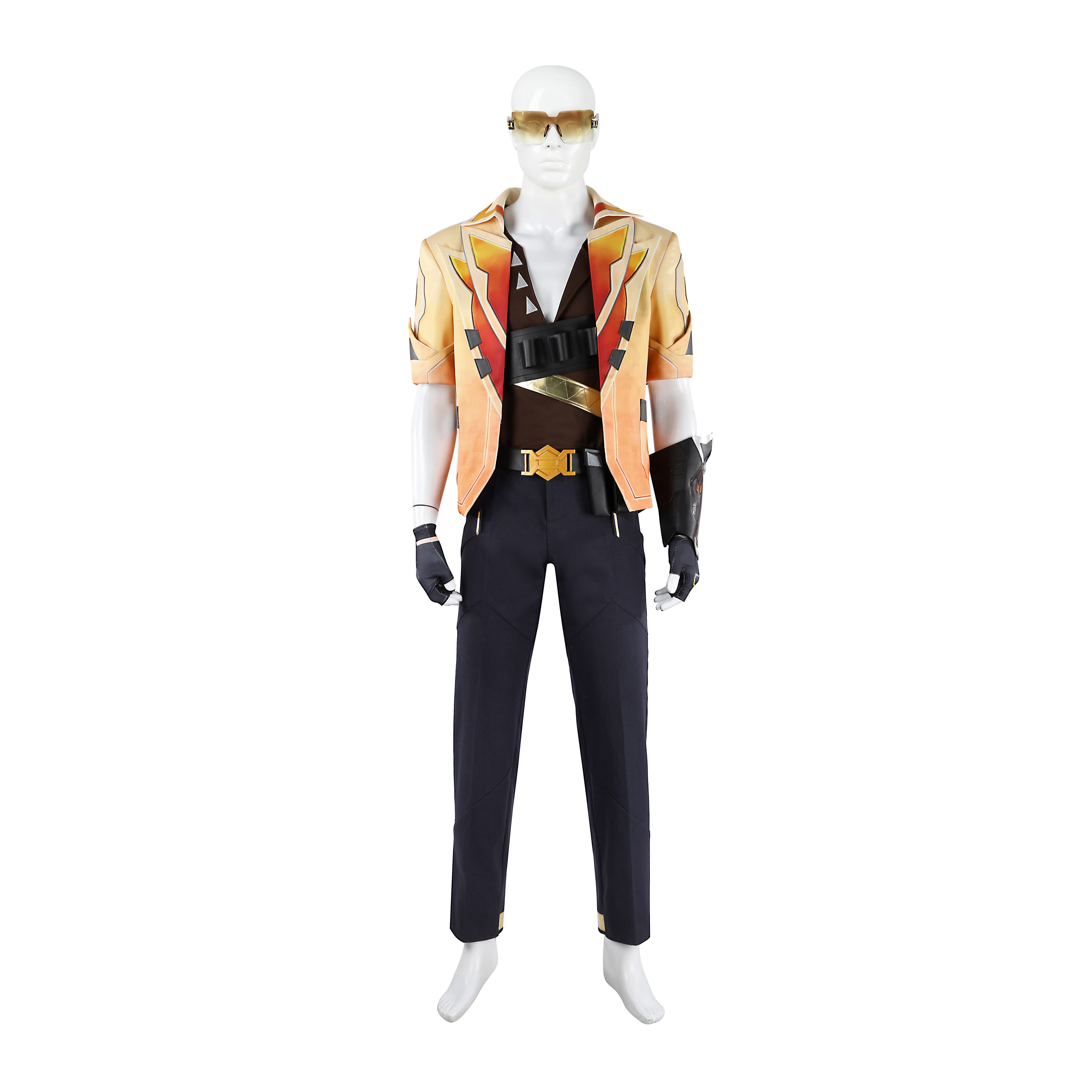 Valorant Neon "Titanfoil" Agent Cosplay Costume Full Set Jumpsuit with Accessories - Halloweez