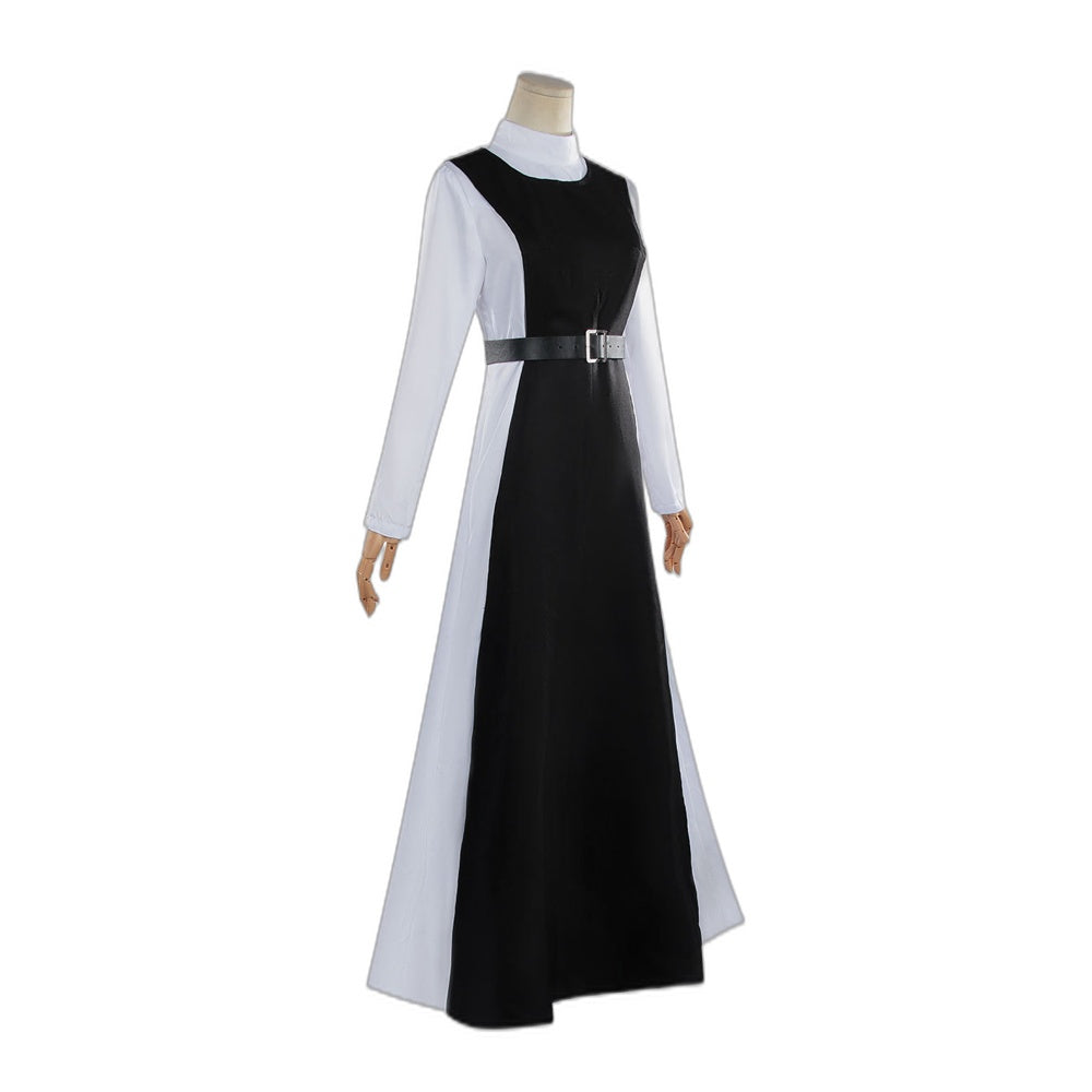 Flawless Nun Cosplay Costume Halloween Role Play Virgin Mary Anime Clothing - Halloweez