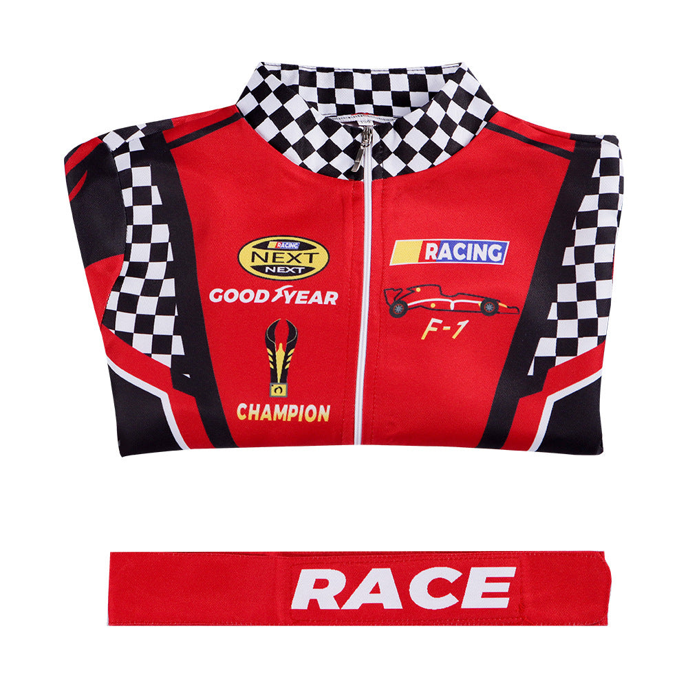 Summer Breathable Off-Road Karting Dune Buggy Unisex Kids Racing Suit Jumpsuit Riding Apparel - Halloweez