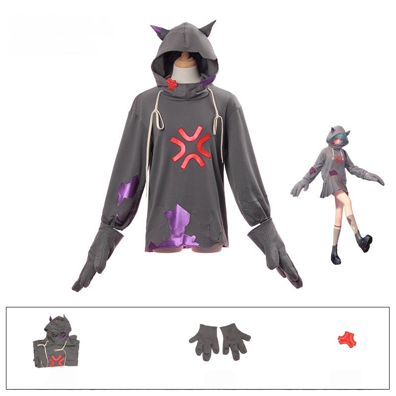 Infinite Warm Cos Open World X Dress Up Game Angry Stone Man Anime Cosplay Costume - Halloweez