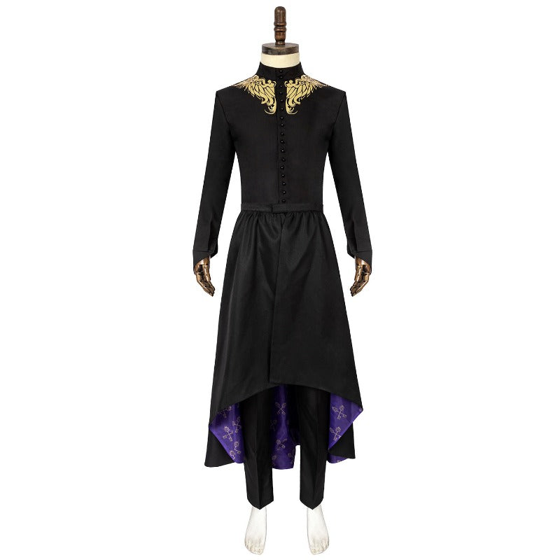Disfraz de cosplay de Halloween: vestido de ceremonia Twisted Wonderland, conjunto completo, talla XL para adultos