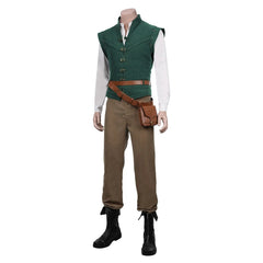 Flynn Rider Cosplay Costume Tangled Rapunzel Prince Role Play Halloween Outfit - Halloweez