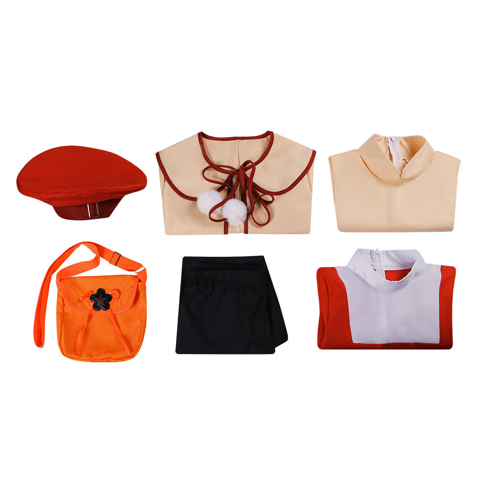 SPY×FAMILY CODE: White Anya Forger Cosplay Costume Full Set with Bag - Halloweez