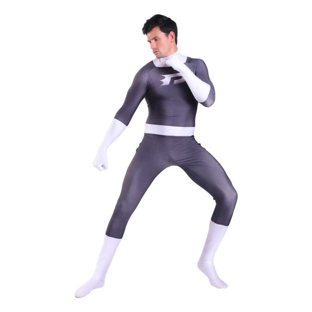 Danny Phantom 3D Printed Adult Children Anime Costume for Stage Performance - Halloweez