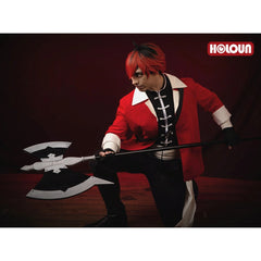 Halloweez Stark Anime Cosplay Costume Wig Jacket Sleeveless Vest Pants - Perfect Christmas Gift