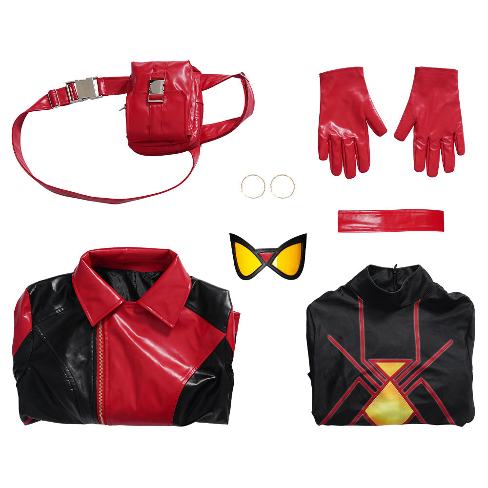 Halloweez Spider-Woman Jessica Drew Costume from Spider-Man: Across the Spider-Verse