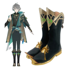 Genshin Impact Alhaitham Cosplay Shoes for Anime Conventions and Performances - Halloweez
