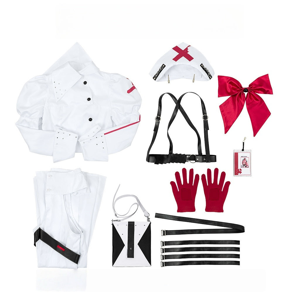 Anne An Anime Nurse Daily Performance Costume Anime Clothing Set - Path to Nowhere Cosplay - Halloweez