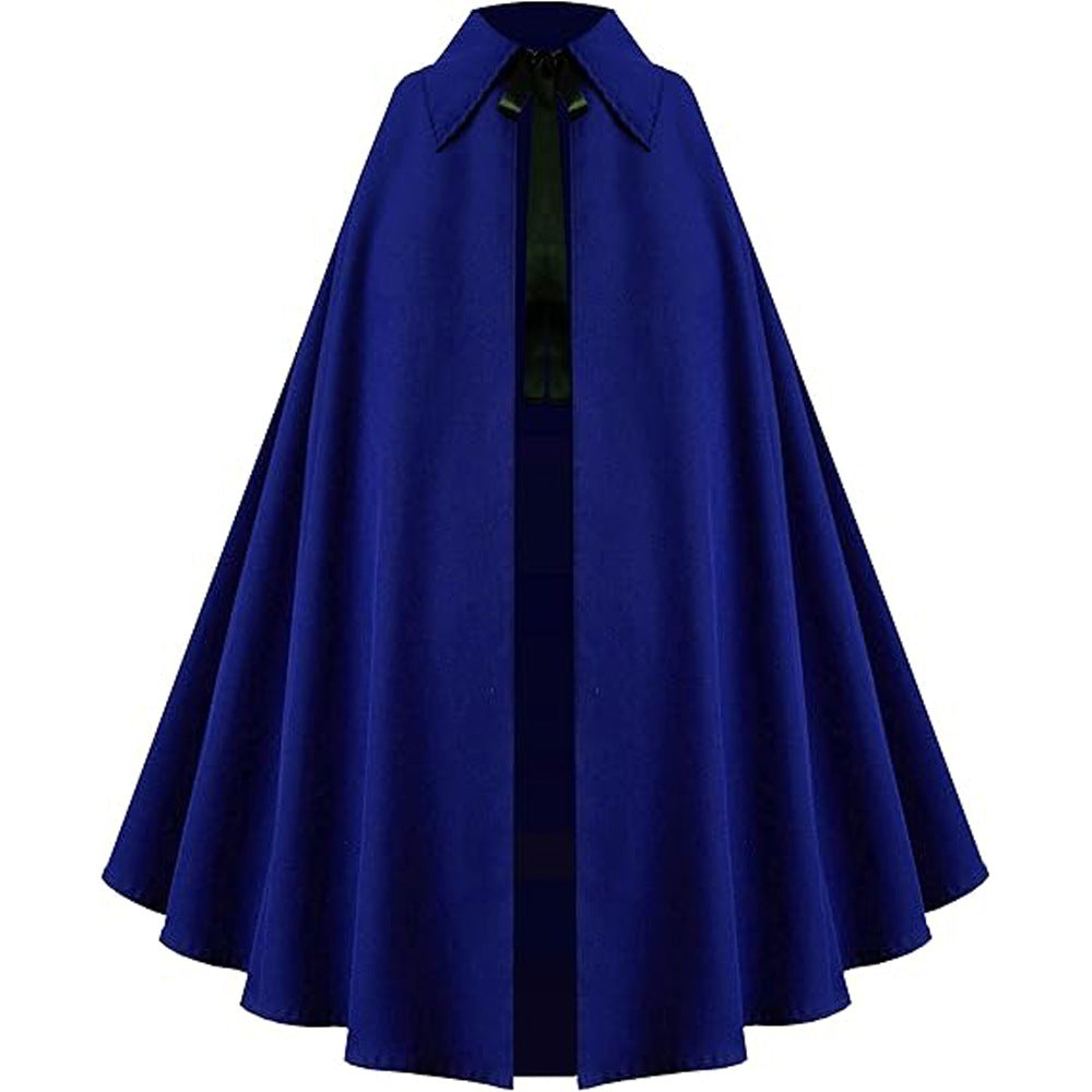 New Medieval Victorian Steampunk Gothic Cape Cloak for Halloween Cosplay - Halloweez