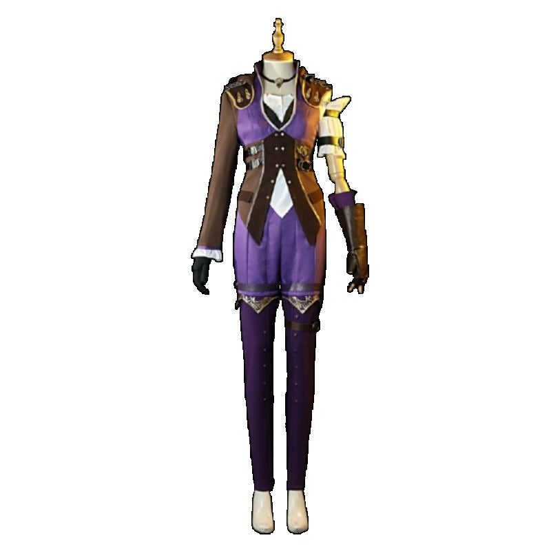 Halloweez Arcane Caitlyn Cosplay Costume - Full Set for Halloween