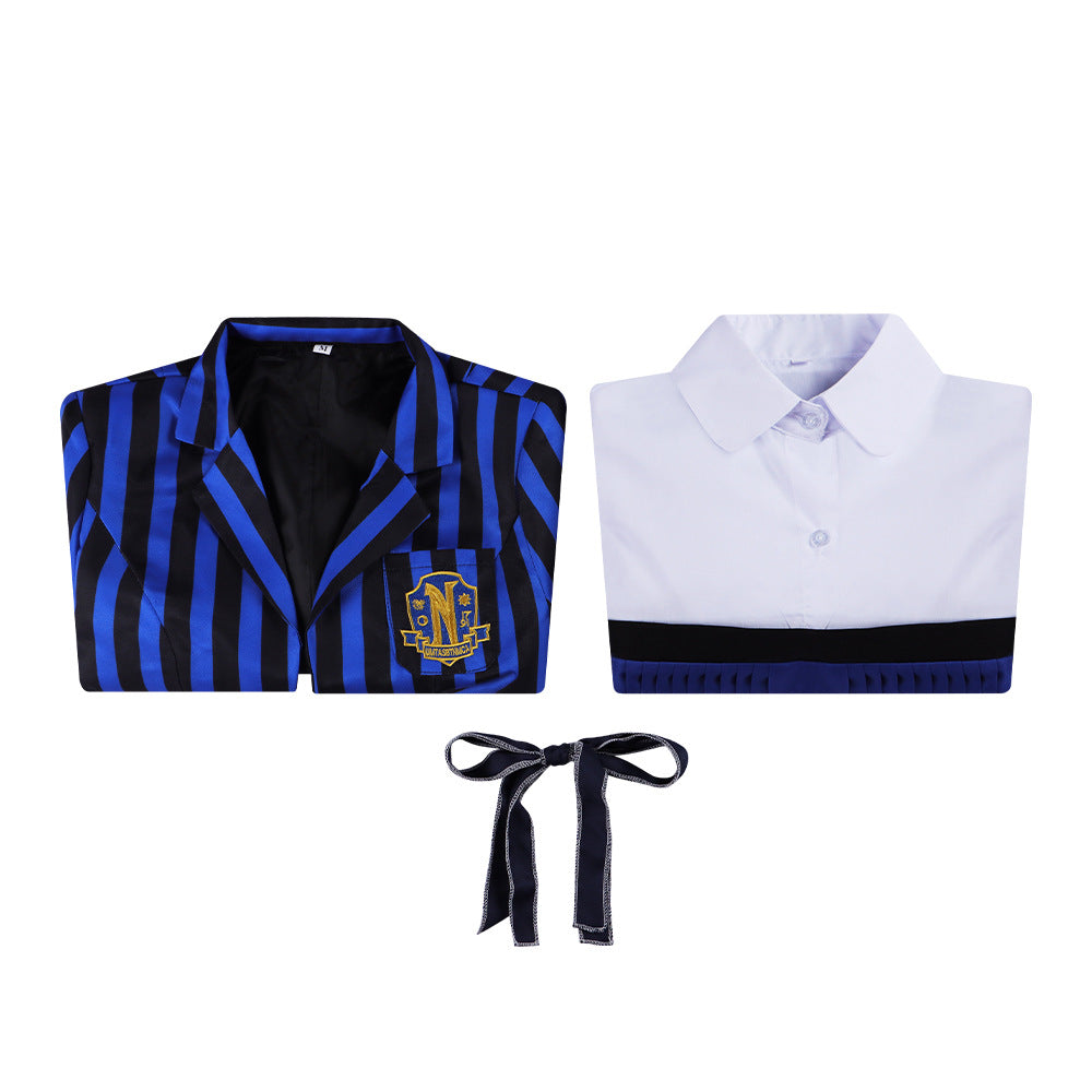 Wednesday Season 2 Enid Cosplay Costume - Addams Family Little Wolf Girl School Uniform Halloween Outfit - Halloweez