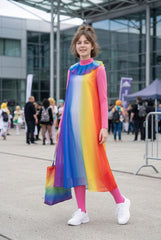 Space-Time Odyssey Arco Rainbow Light Spacesuit Cosplay Costume - Halloweez