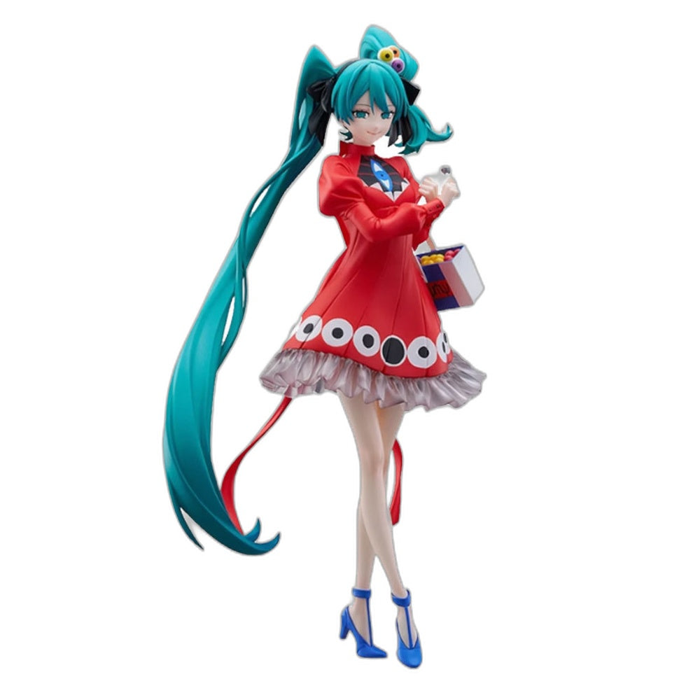 Hatsune Miku Red Devil Eye Dress Cosplay Costume for Halloween Anime Cosplay - Halloweez