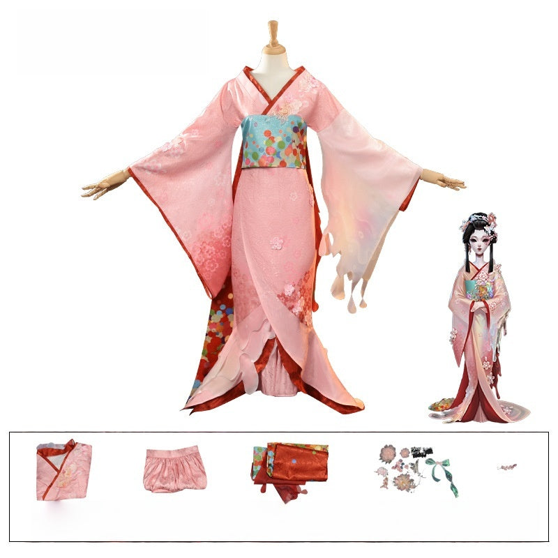 Fifth Personality Cosplay Red Butterfly Melted Tears Amber Costume Identity V Game Outfit - Halloweez