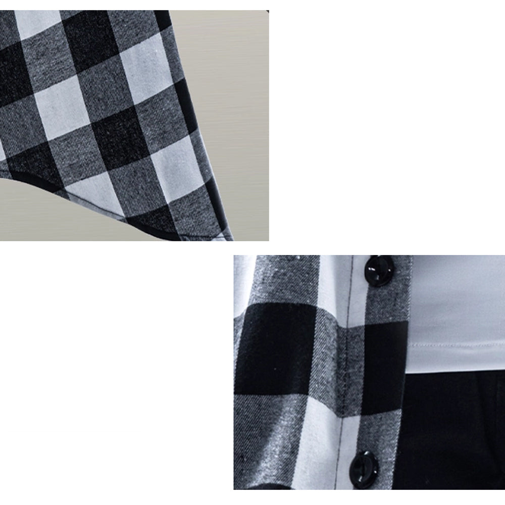Tokyo Manji Gang Manjiro Sano Cosplay Costume - Long Sleeve Plaid Shirt for Anime Fans - Halloweez