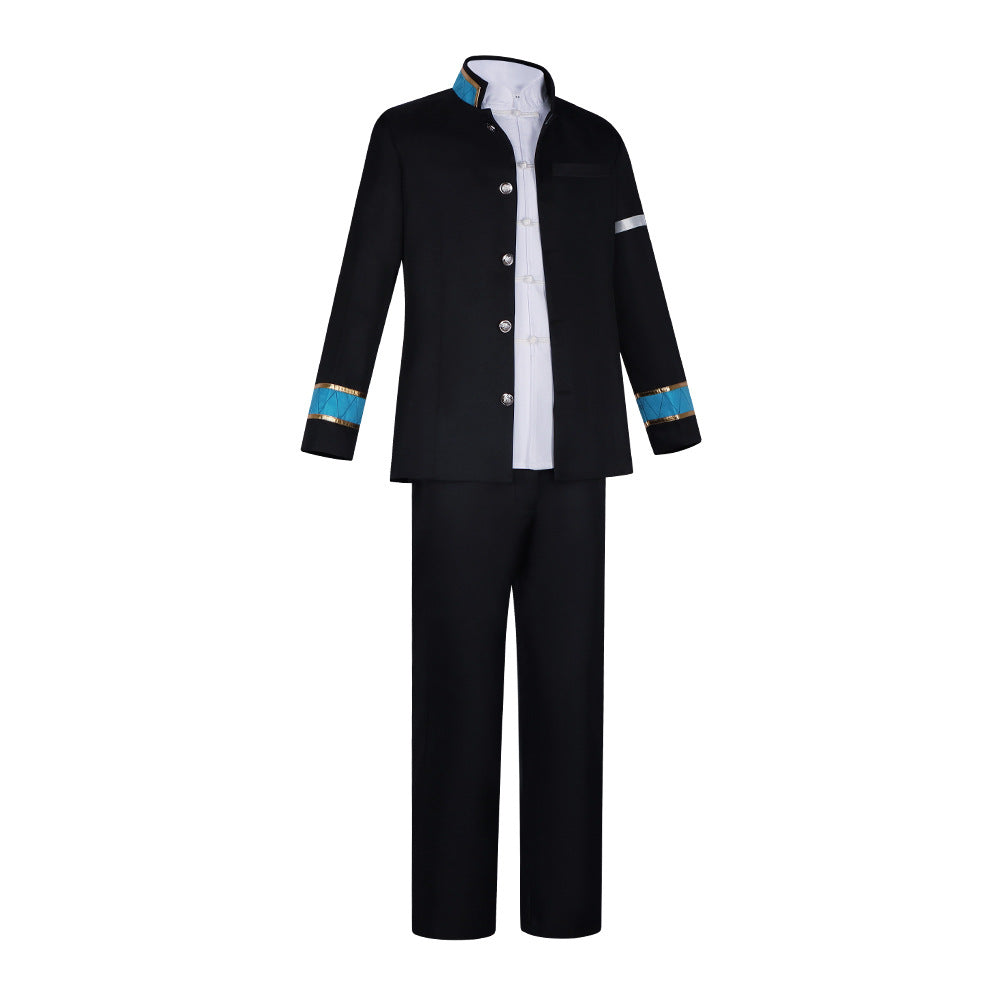 Windproof Boys cosplay costume Wind Chime High School Uniform Cosplay Bad Boy Outfit for Sakura Haruka, Suo Hayate - Halloweez