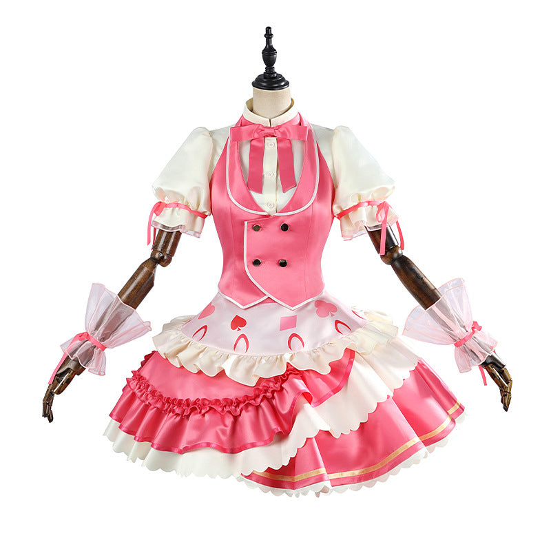 Shugo Chara! Sanrio Official Amu Hinamori Lolita Cosplay Costume - Halloweez