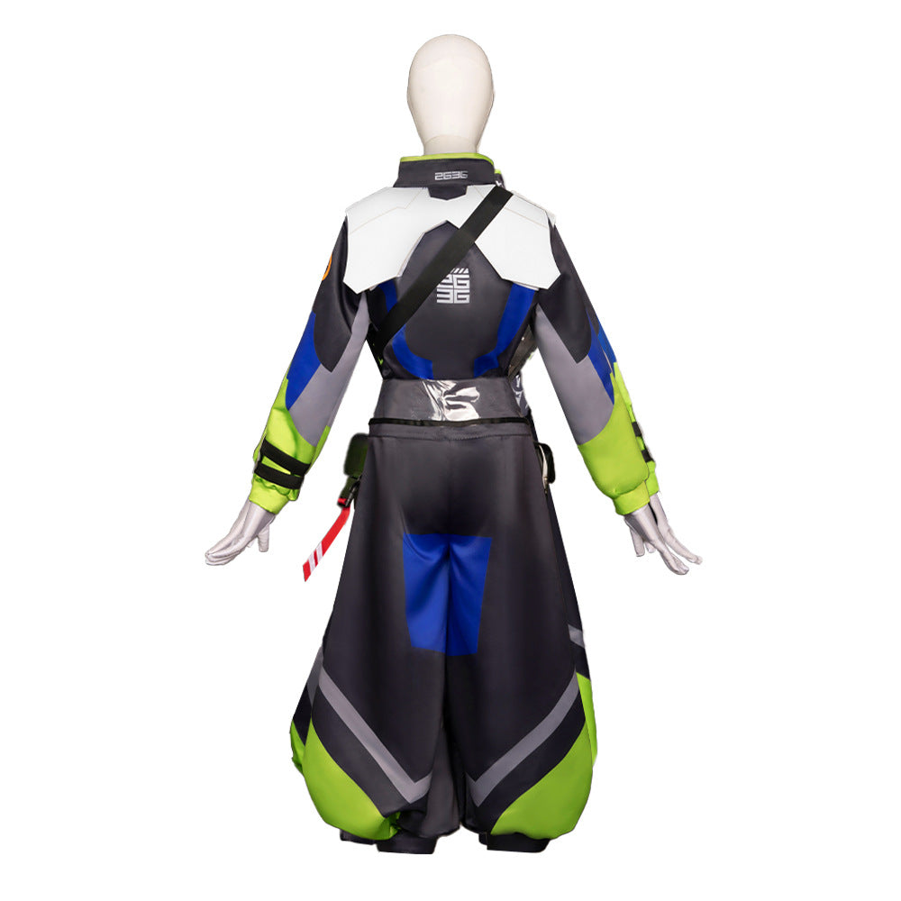 Vtuber Nijisanji Hero Ibrahim Cosplay Costume Set for Anime Game Fans - Halloweez