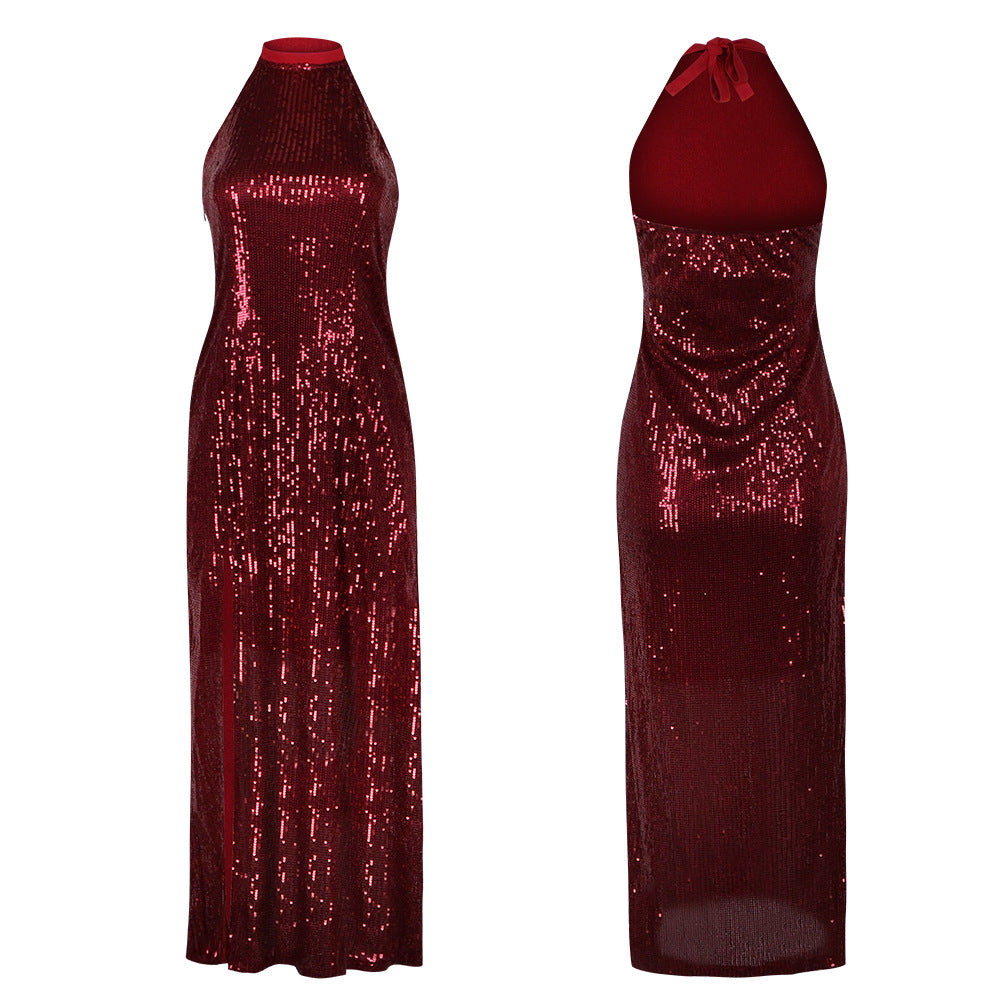 John Wick Ballet Assassin Cosplay Costume - Shimmering Long Dress for Halloween Party and Movie Reenactment