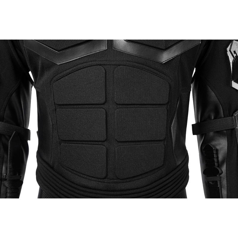 Halloweez Black Noir Cosplay Costume - The Ultimate Halloween Superhero Jumpsuit for Adults - Halloweez