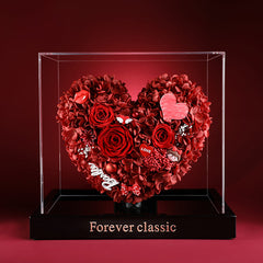 Halloweez Timeless Love Eternal Rose – Exquisite Heart-Shaped Keepsake for Weddings and Special Occasions