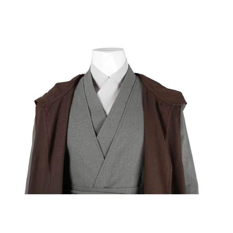 Halloweez Obi-Wan Kenobi Cosplay Costume - Complete Jedi Knight Set for Halloween & Carnival