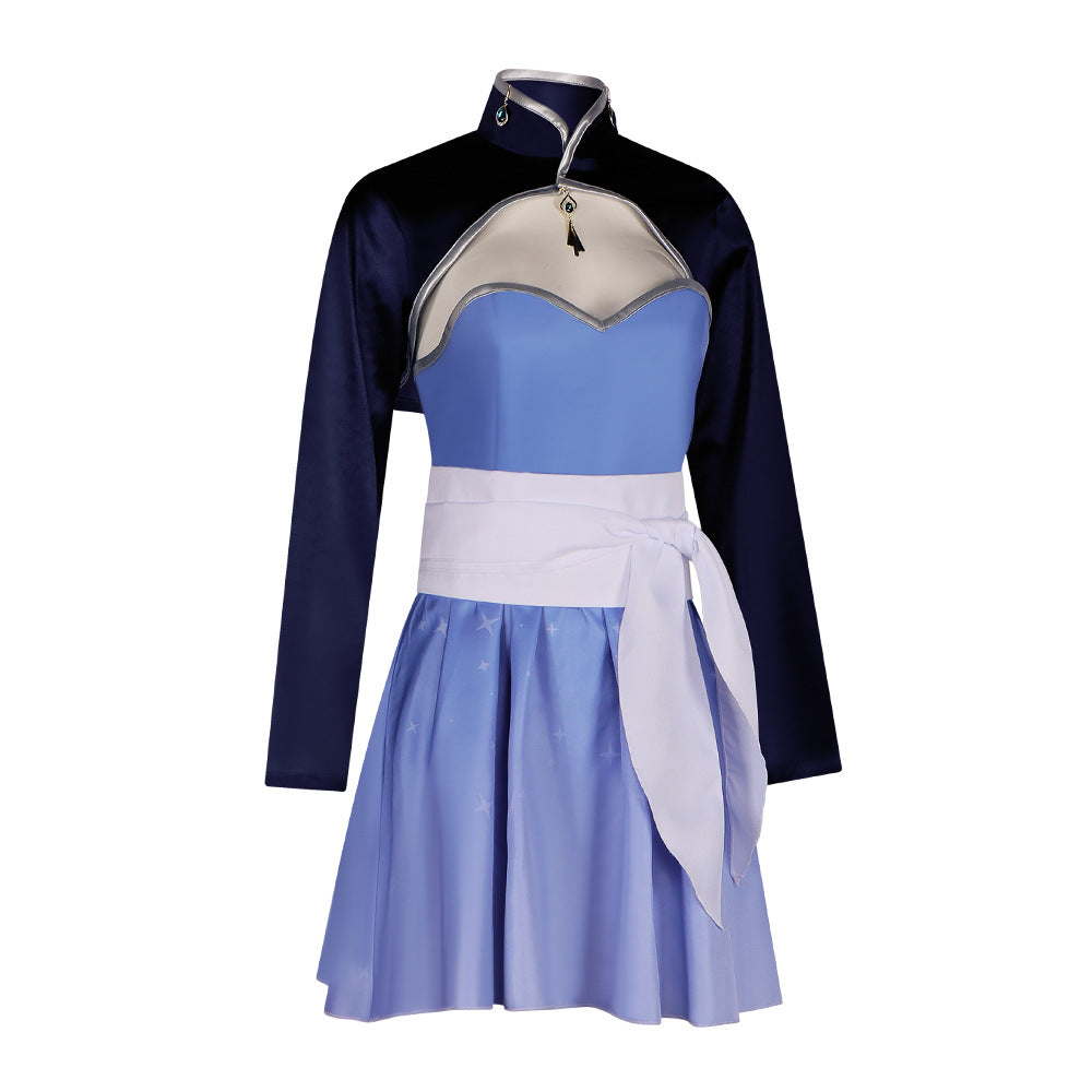RWBY Weiss Schnee Cosplay Costume - Four-Color War Outfit for Anime Role Play and Halloween - Halloweez
