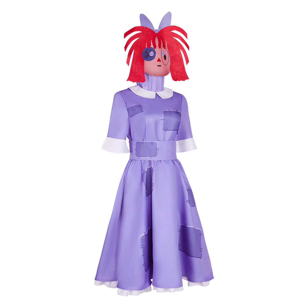 Magical Digital Circus Jaggata Cosplay Costume for Stage Performance - Halloweez