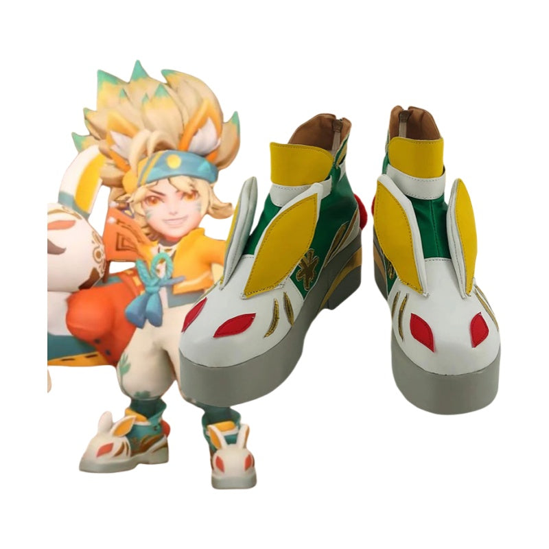 Honor of Kings Shen Mengxi Mooncake Thoughts Cosplay Shoes for Game Lovers - Halloweez