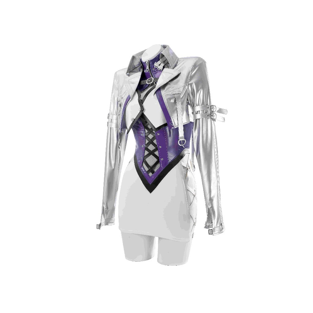 NARAKA: BLADEPOINT & KOF Shermie and Ning Hongye Cosplay Costume for Women - Halloweez
