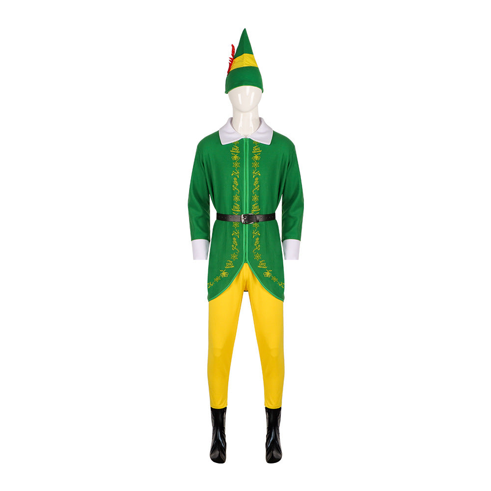 Christmas Elf Buddy Cosplay Costume - Movie Stage Performance Outfit - Halloweez
