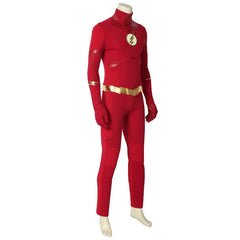 Embrace Your Inner Speedster with the Halloweez Barry Allen Flash Jumpsuit - Season 8 Inspired