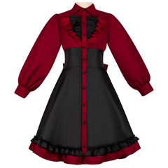 Medieval Gothic Dark Vampire Dress - Women's Cosplay Costume for Halloween - Halloweez