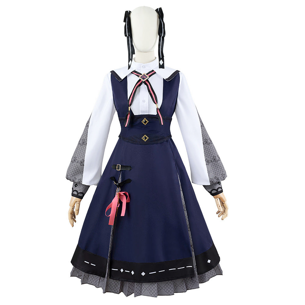 Project Sekai PJSK Airi Momoi Cosplay Costume Set - Anime Game Overalls Dress - Halloweez