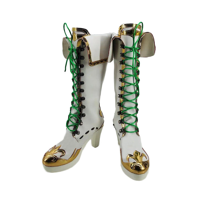 385 Uma Musume Pretty Derby Mejiro McQueen Cosplay Shoes for Anime Conventions - Halloweez