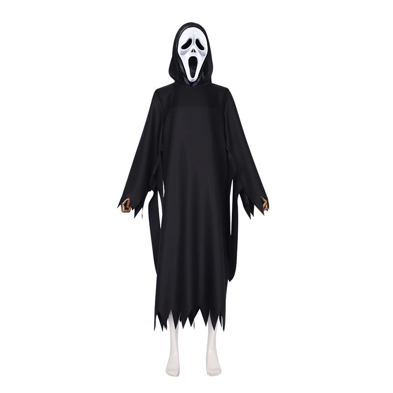 Scream 6 Ghostface Killer Cosplay Costume - Movie Halloween Party Outfit - Halloweez