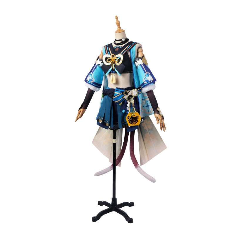 Costume de cosplay de Halloweez Kirara - Taille standard pour les fans de Genshin Impact