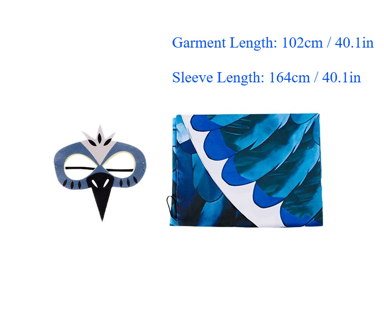 Eagle Wings Cape – Halloween Costume Prop for Adults, Bird-Themed Party & Performance - Halloweez
