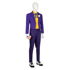 Halloweez Batman Animated Joker Costume Set for Men - Ultimate Cosplay Outfit